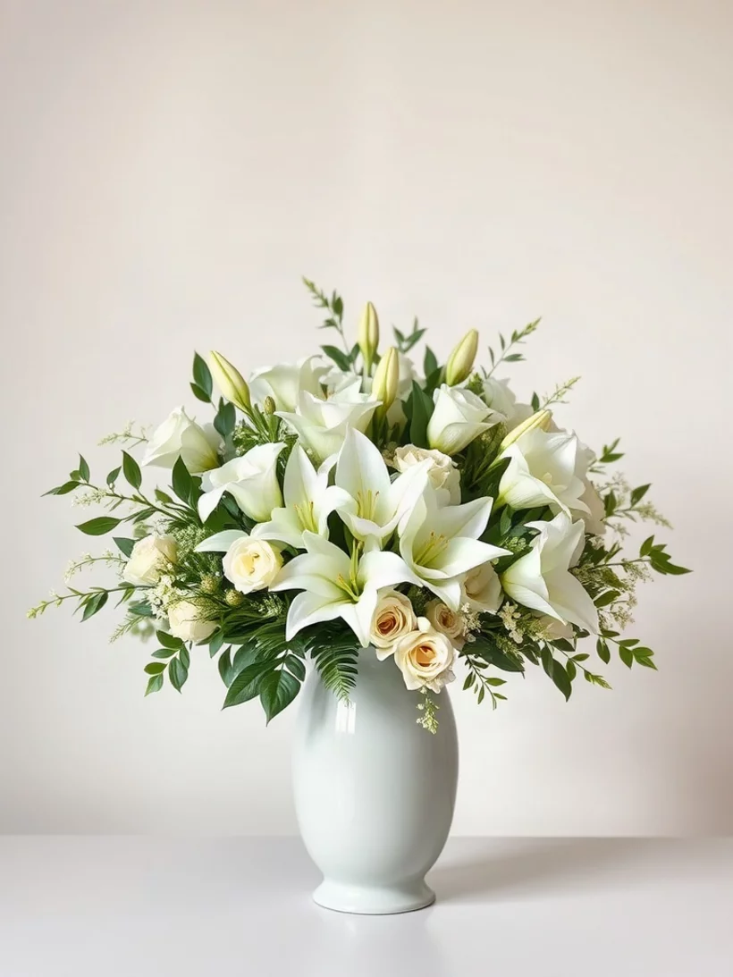 Fleurs pour un enterrement à Marseille