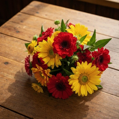 Bouquet of fresh, locally sourced, seasonal flowers