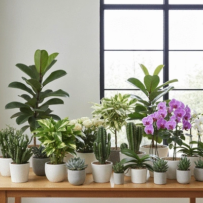 Assortiment de plantes d'intérieur pour diverses occasions