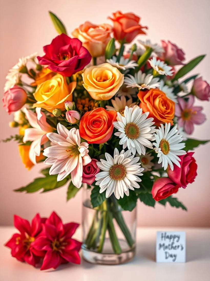 Fleurs pour la Fête des Mères