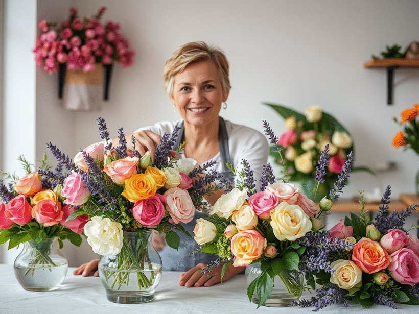 Comment un artisan fleuriste marseillais crée des compositions florales uniques