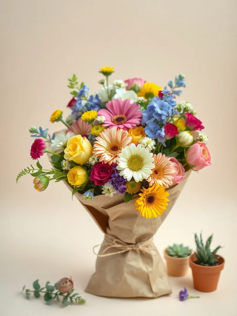Emballage éco-responsable pour fleurs