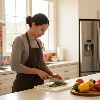Personne utilisant un smartphone pour laisser un avis sur une boutique de plantes